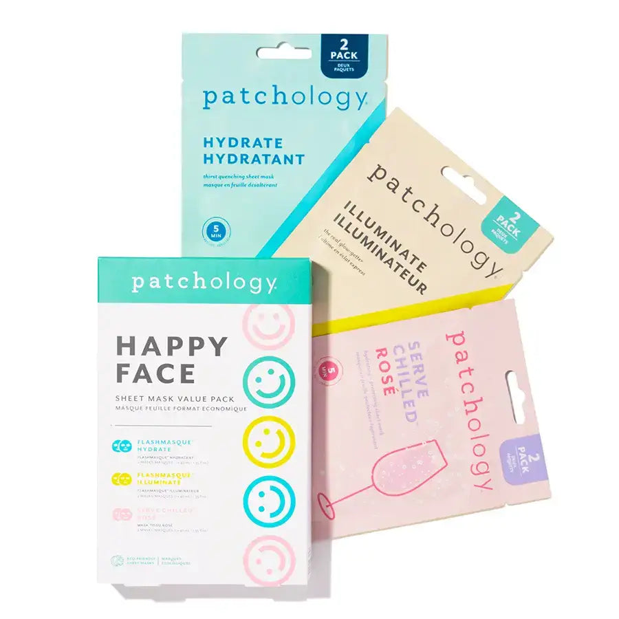 Happy Face Sheet Mask Kit
