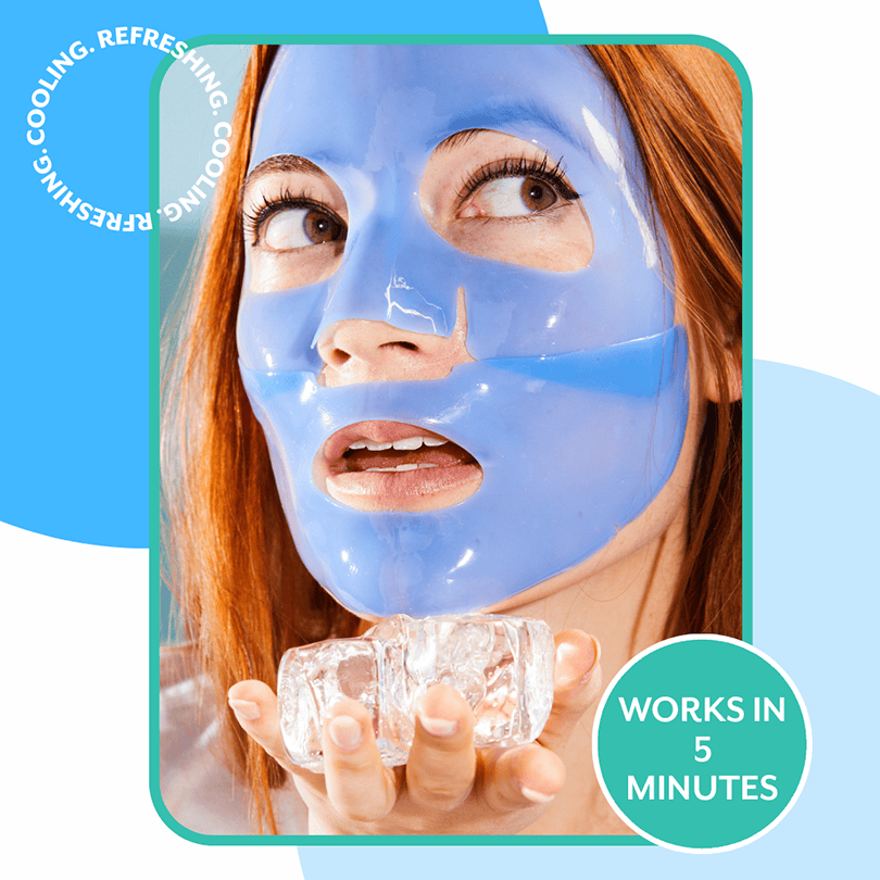 Serve Chilled™ On Ice Hydrogel Mask