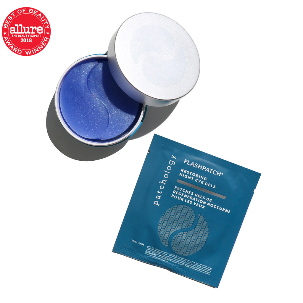 FlashPatch® Restoring Night Eye Gels: 30 Pair Jar