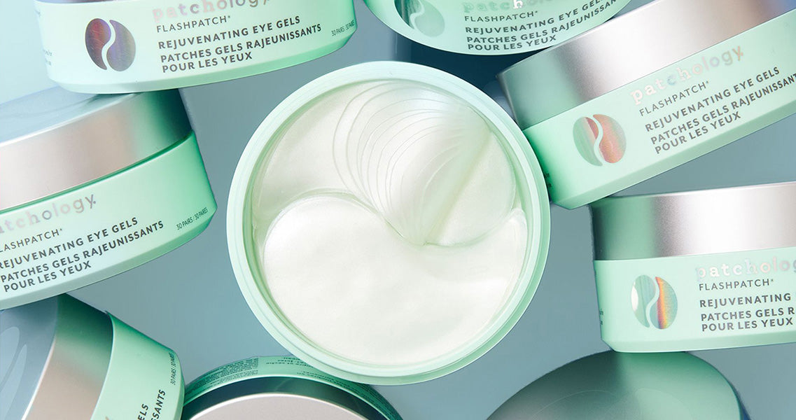 rejuvenating eye masks in a jar close up