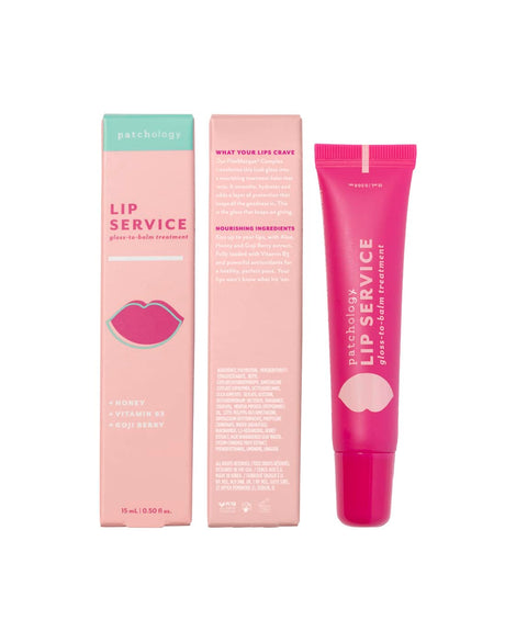 lip service gloss to balm packaging