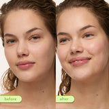 juice Cleanse woman before and after use