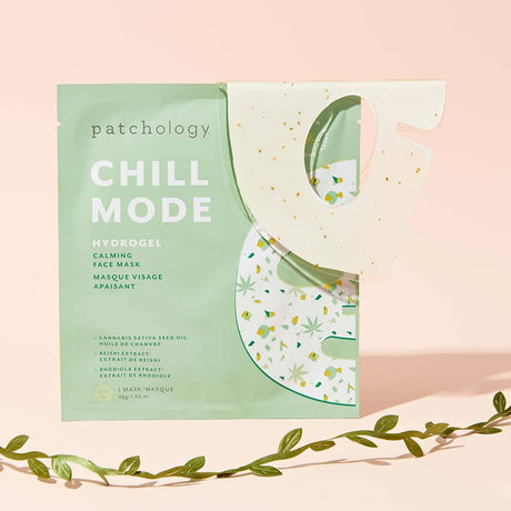 Patchology Chill Mode hydrogel calming face mask reishi extract rhodiola extract